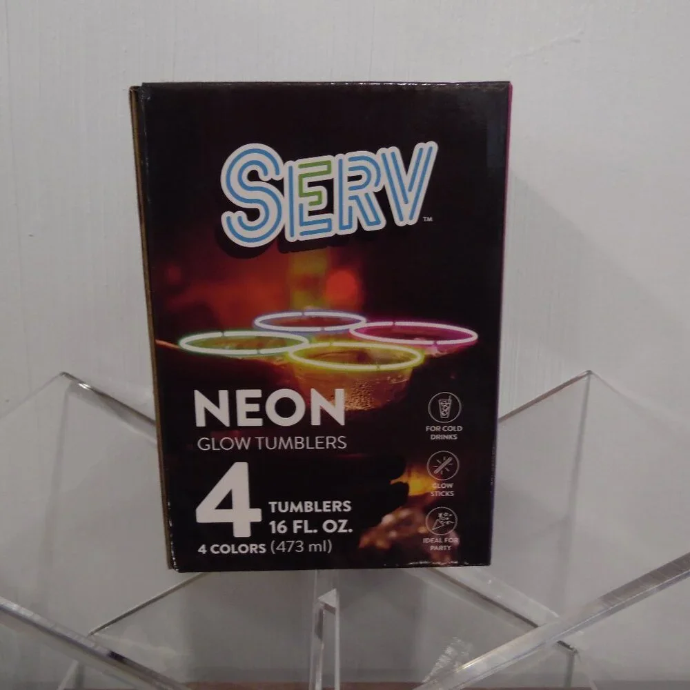 SERV Neon Glow Tumblers
